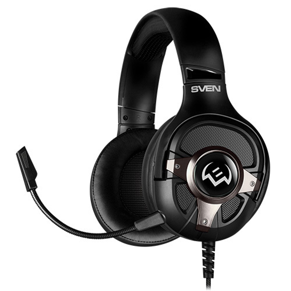 Игровые наушники с микрофоном SVEN AP-U1100MV, черный (USB, RGB, 7.1)