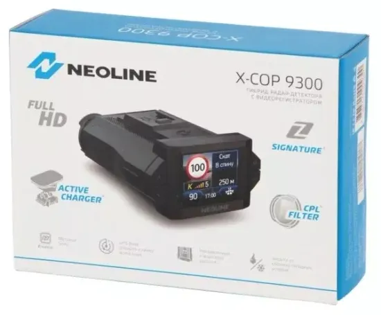 Видеорегистратор с радар-детектором Neoline X-COP 9300, черный 2