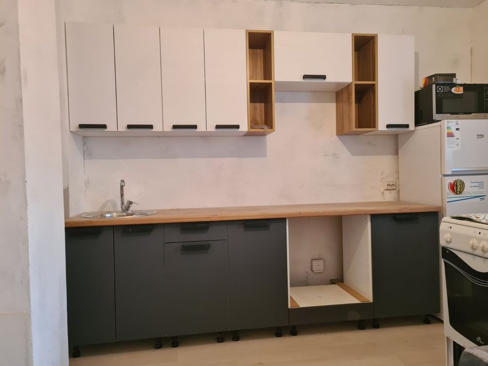 Модульная кухня "Фиджи" Графит