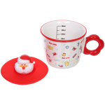 Кружка керамическая 350мл «Санта» с крышкой