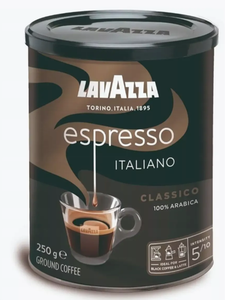 КОФЕ LAVAZZA CAFFÉ ESPRESSO МОЛОТЫЙ ЖБ 250ГР