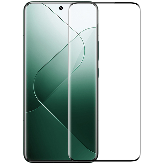 Защитное стекло 3D из закаленного стекла от Nillkin для Xiaomi 14 Pro и 14 Ultra, серия 3D CP+MAX Anti-Explosion Glass Screen Protector (закругленные края)
