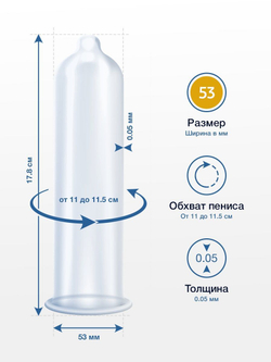 Презервативы MY.SIZE размер 53 - 36 шт.