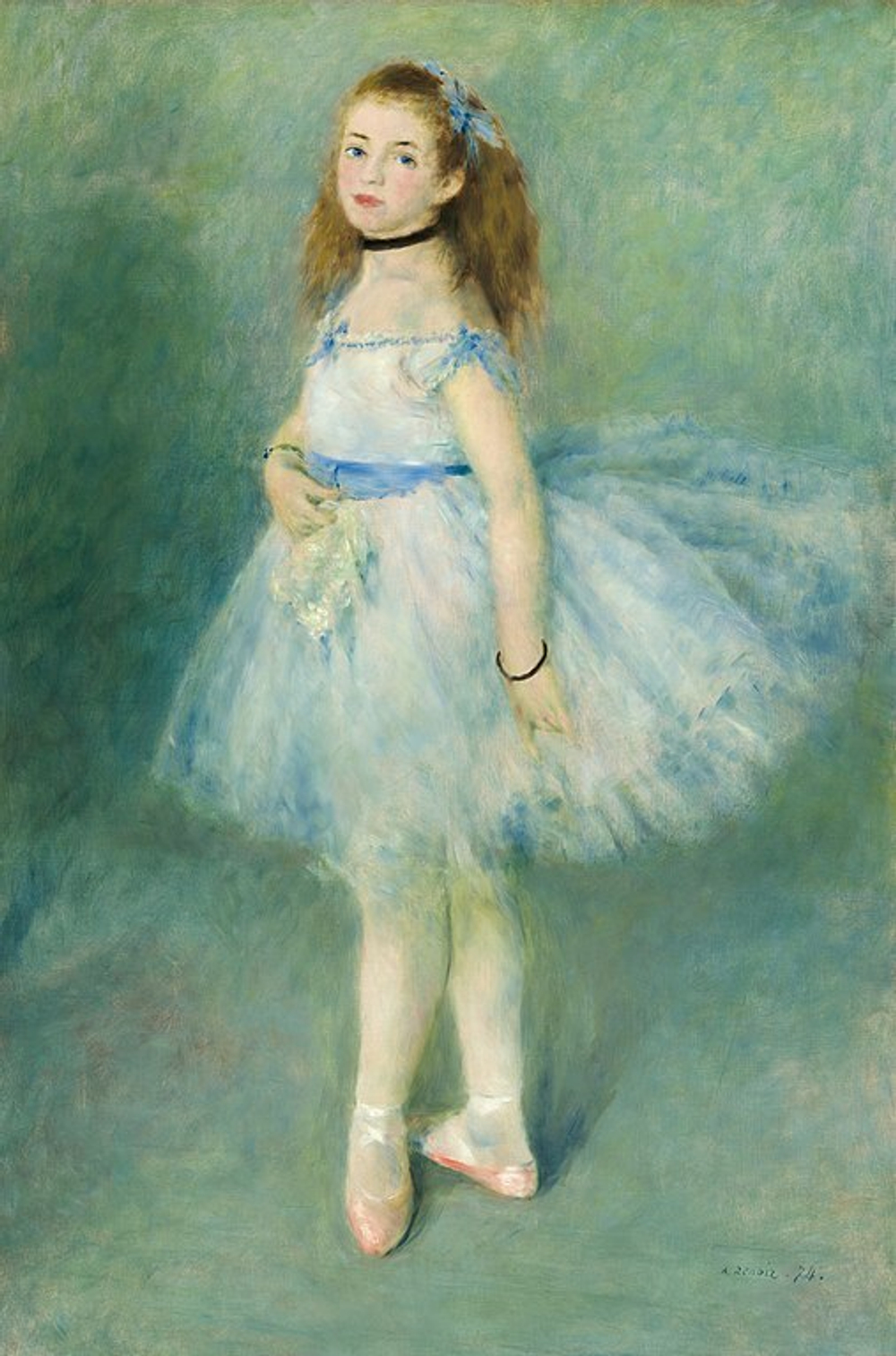 Танцовщица, Ренуар П., картина для интерьера (репродукция) Настене.рф
