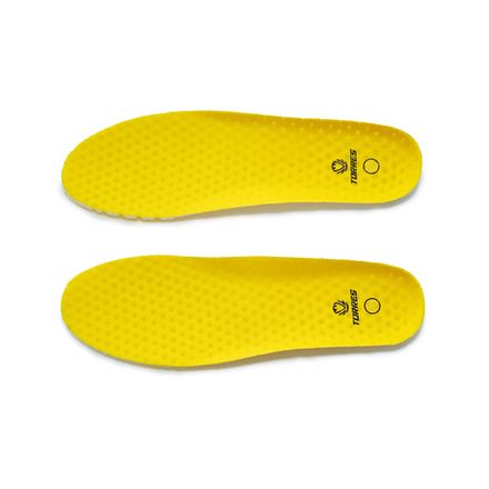 Стельки для обуви TORRES, TI59248-40 , р.40, толщина 4-7мм, ЭВА,текстиль, желтый