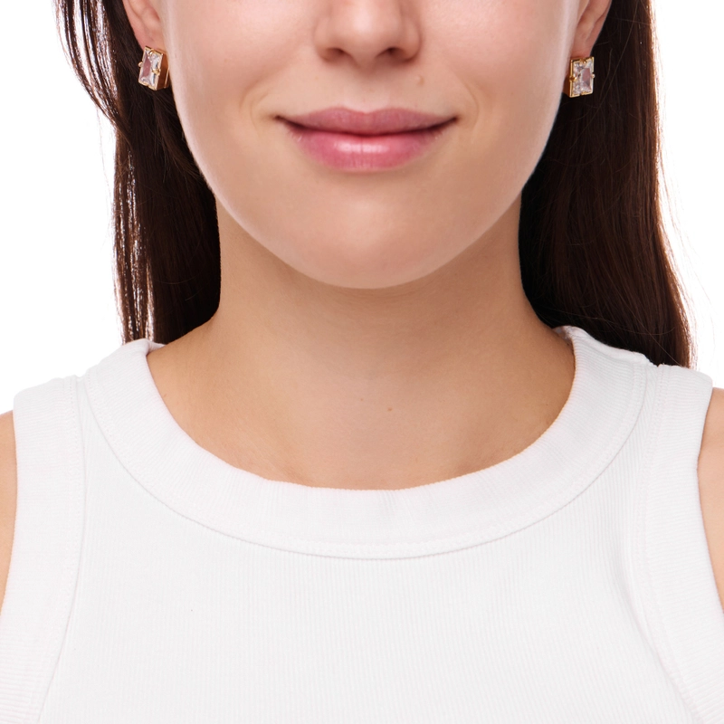 Серьги Багет в Прямоугольнике – Золото