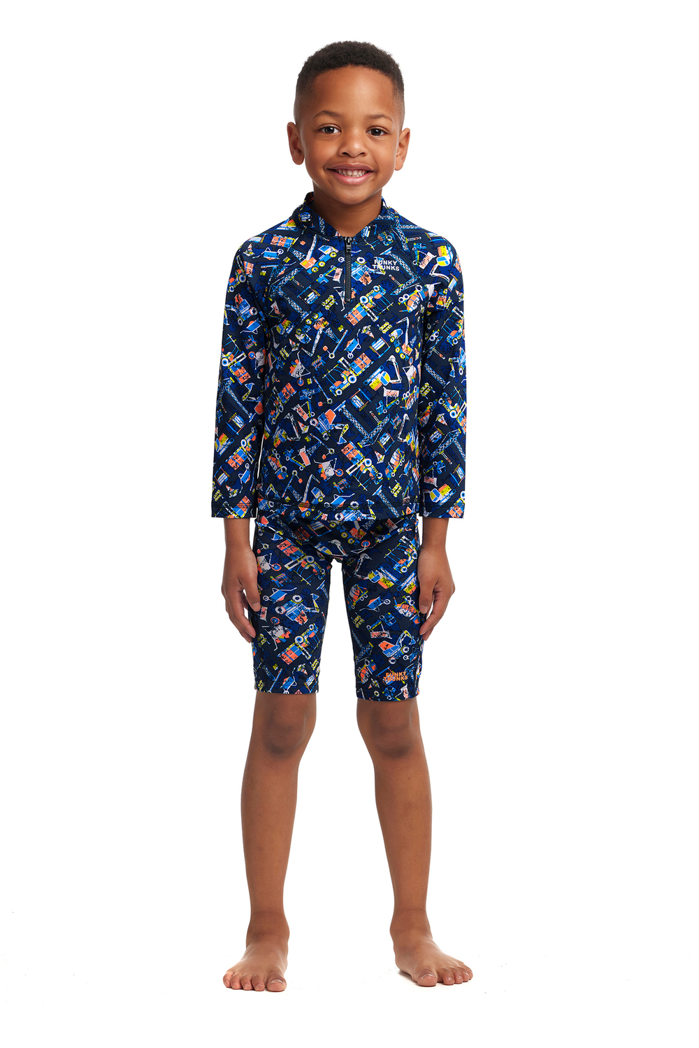 Лонгслив FUNKY TRUNKS Toddler Boys Can We Build It?