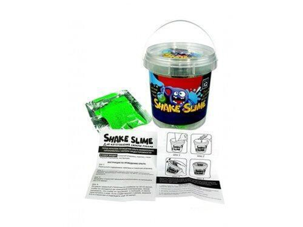 Слайм ShakeSlime арт. S01 зеленый