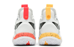 Li Ning Rubber Slip Resistant Abrasion Resistant Low top Badminton Shoes Unisex White