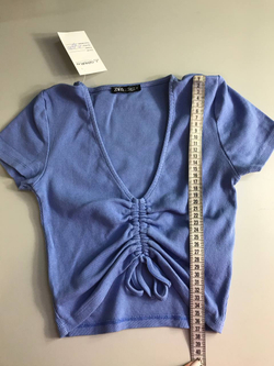 Футболка Zara укороченная 42/44 размер