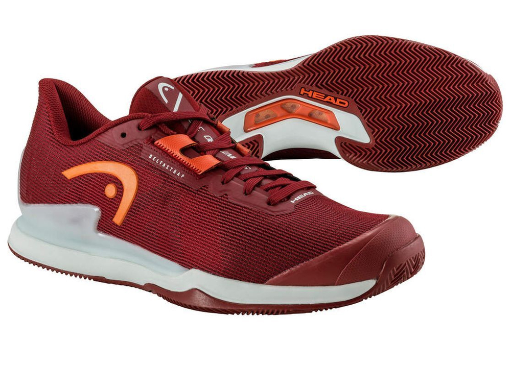 Теннисные кроссовки Head Sprint Pro 3.5 Clay - dark red/orange