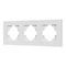 Рамка пластиковая FRM-PERIO-PL-3-WH Arlight 049754