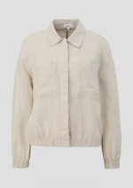 Льняная блузка-жакет