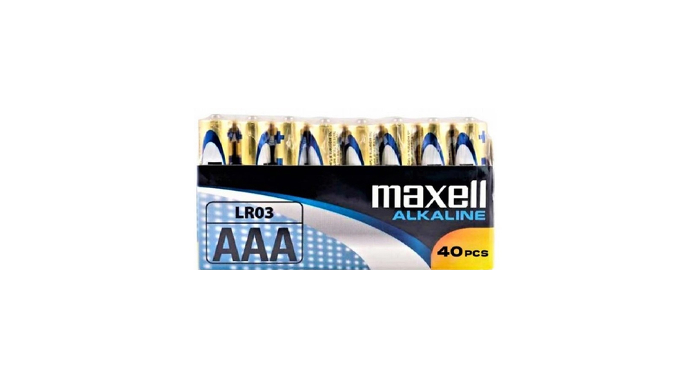 Maxell LR03 AAA BOX40 Alkaline 1.5V (40/800)