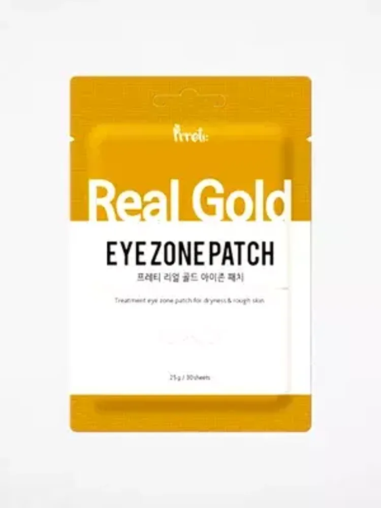 Тканевые патчи с экстрактом золота PRRETI Real Gold Eye Zone Patch 30 шт