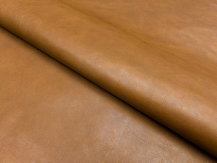 Фулон цв. Коньячный / Foulonne Soft Cognac, толщ. 1,5-1,7 мм, натуральная кожа