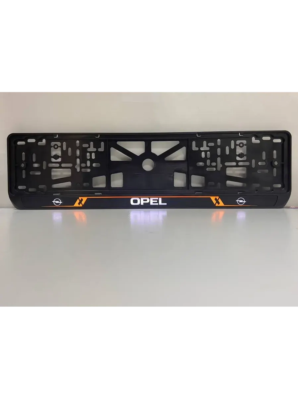 Рамка для номера с подсветкой. ORANGE LAIN Opel.