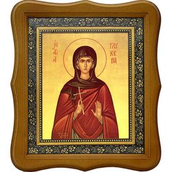 Гликерия Гераклейская, Ираклийская дева мученица. Икона на холсте.