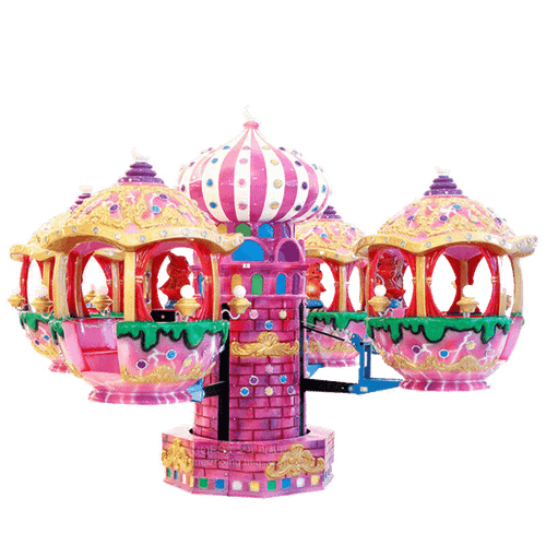 Семейная карусель с подъёмом «Конфетный вихрь», 6×6×3,5 м