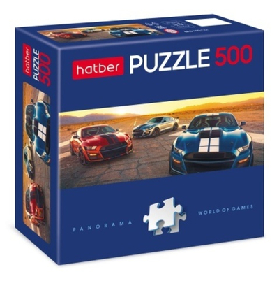 ПАЗЛЫ для детей 500 элементов А2ф 665Х230ММ Панорама серия -Ассорти-