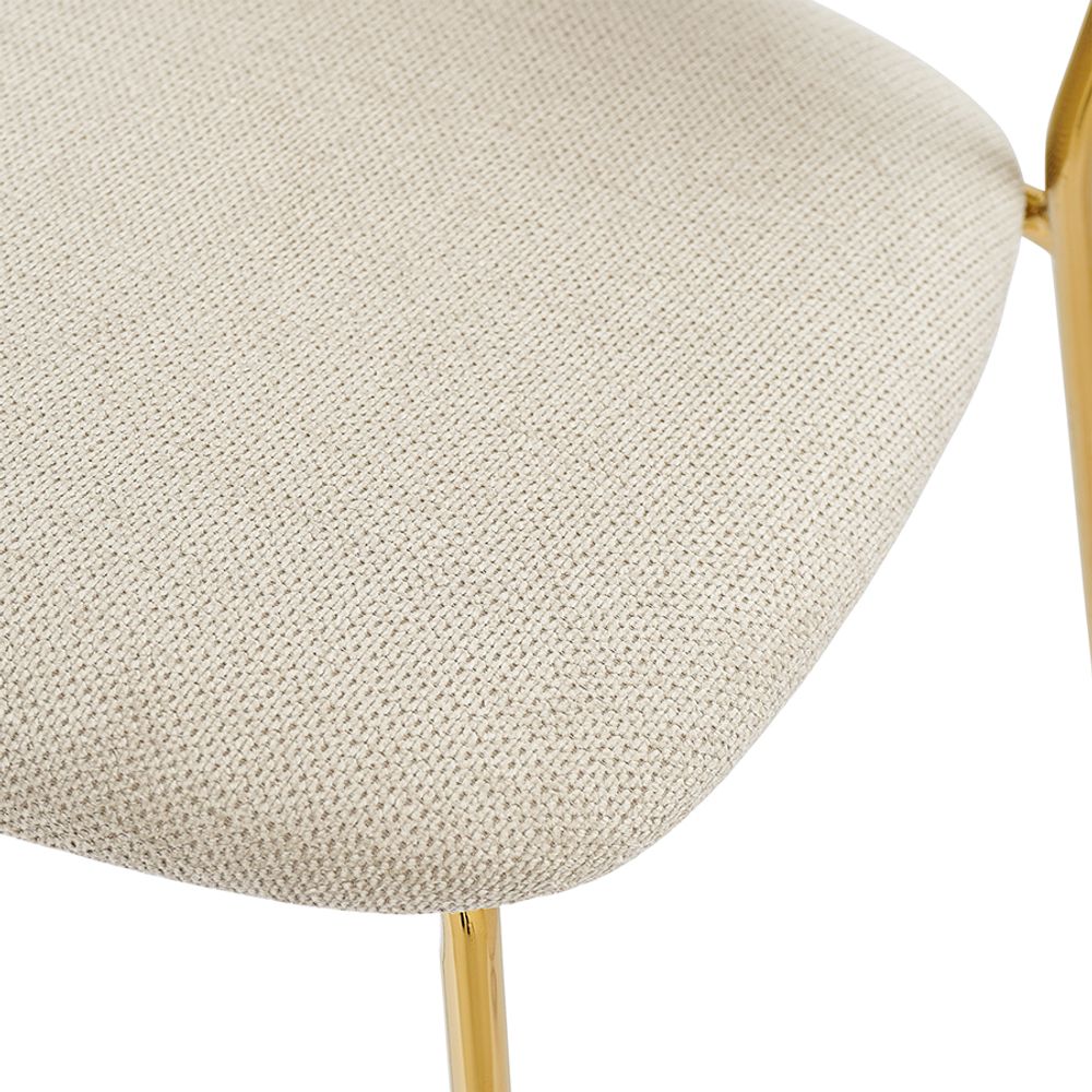 Стул барный Eirill, шенилл, серый