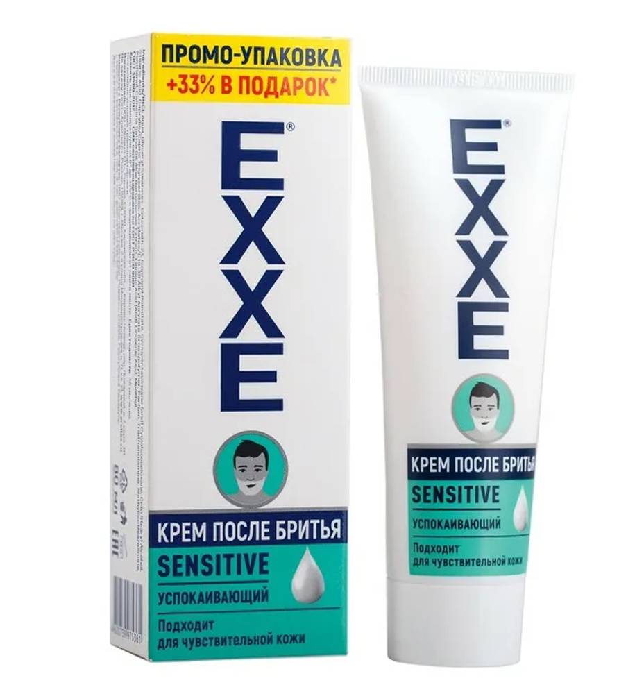 EXXE  крем после бритья 80мл для чувствит.кожи SENSITIVE /1/15