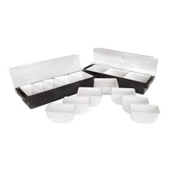 Контейнер емкость для фруктов и специй 4 отд. 49,4*15,5*10 см пластик P.L.