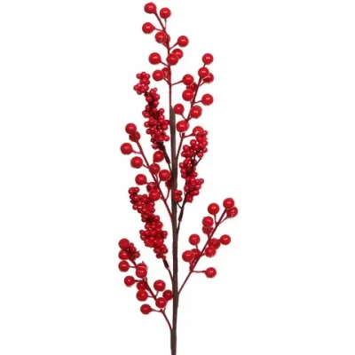 Ветка хвойная «Ягодки» , 80 см