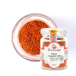 Перец Эспелет (Piment d'Espelette P.D.O.) молотый, ТЕРРЕ ЭКЗОТИК, стекло 40г
