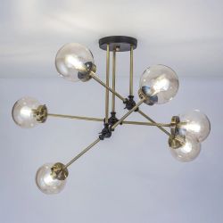 Citilux Планета CL105165 Люстра на штанге поворотная Бронза