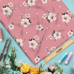 Ткань мембрана цветы вишни