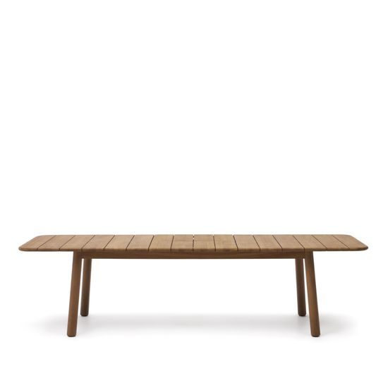Раздвижной стол Turqueta из массива тикового дерева, 220 (294) x 100 см Испания 
