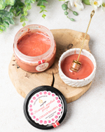 Нежный медовый десерт HoneyForYou "Спелая малина", крем-мед, 250 г.