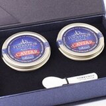 Подарочный набор с двумя видами чёрной икры, 2*50г