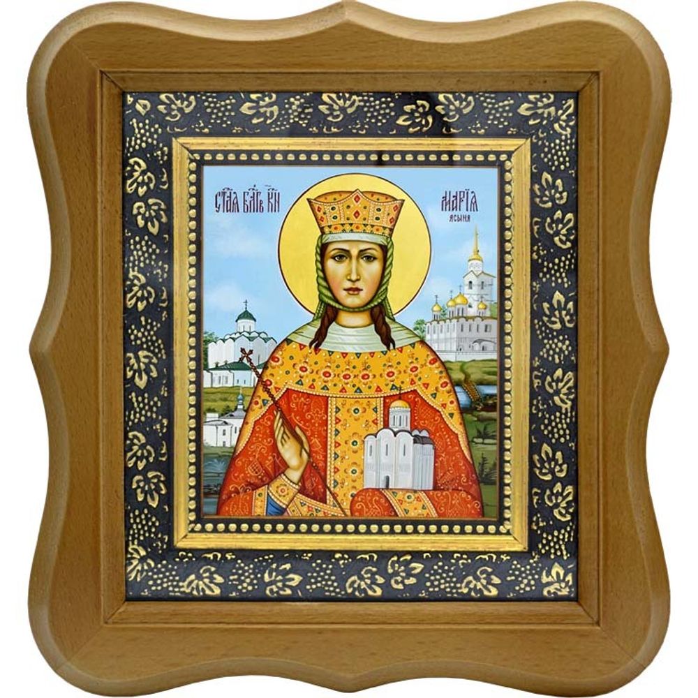 Мария Ясыня, Великая княгиня Владимирская. Икона на холсте.