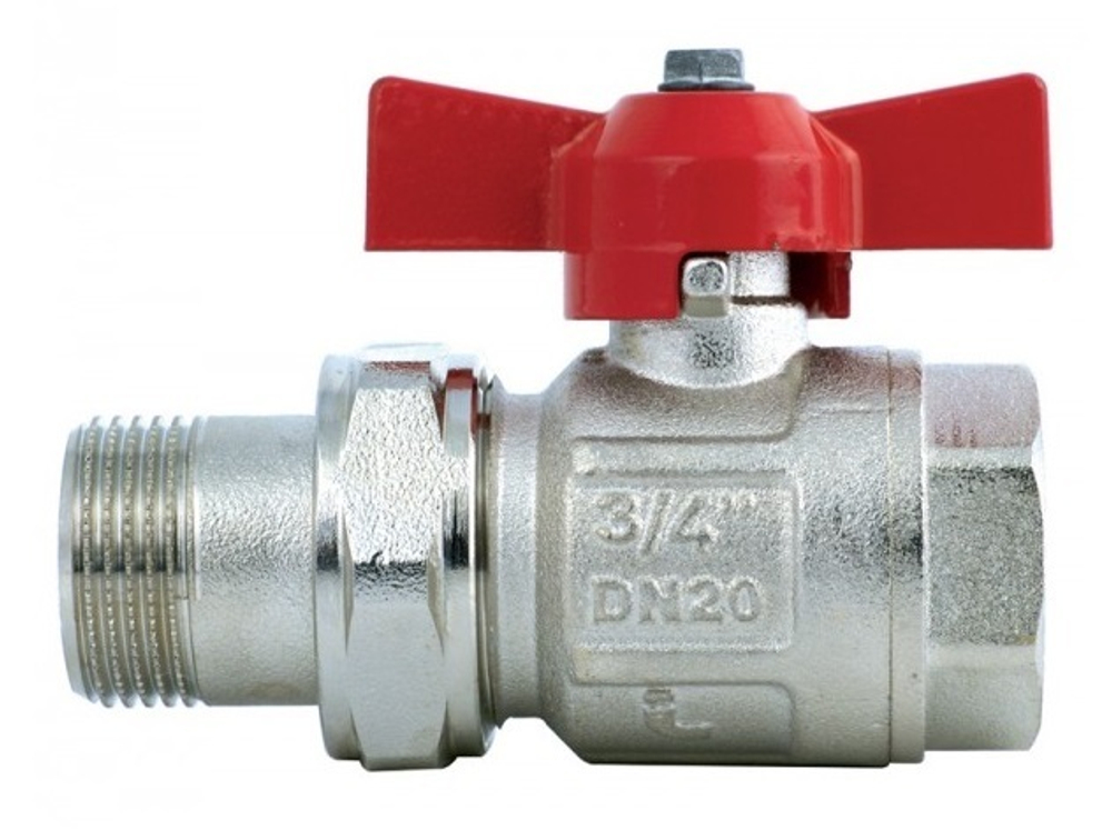 Шаровой кран ITAP IDEAL 098 НР-ВР 1 1/4" полнопроходной со сгоном