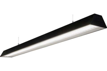 Светильник LED линейный ТРЕЙД VS306 76W-9500Lm 5000К Опал IP40 с БАП на 3ч чёрный 1230х125х64,3мм