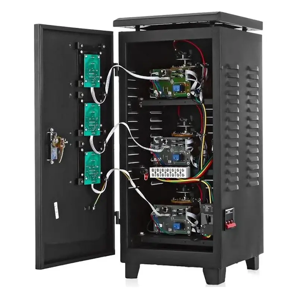 Ресанта АСН-20000/3-ЭМ трехфазный стабилизатор напряжения 63/4/6