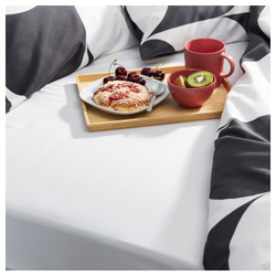 IKEA BRUKSVARA  (ИКЕА БРУКСВАРА)  -  Простыня на резинке, белая, 160x200 см