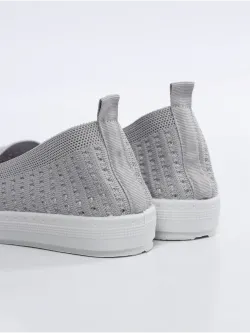 Мокасины летние текстильные