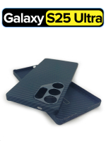 Карбоновый чехол MosSeller для Samsung Galaxy S25 Ultra с Magsafe, черный