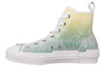 Кеды DIOR B23 High x Shawn Stussy Yellow Green, 3SH118YYL_H661