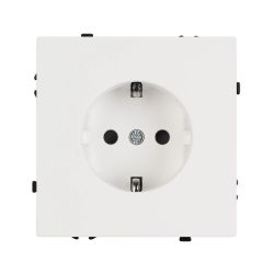 Механизм электрической розетки SCT-NOBE-MEU1-SFPL-WH (230V, 16A) (Arlight, Белый кварц) 054276