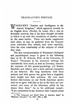 Comparative Studies in The Psyhology of Ants and of Higher Anmals | Eric Wasmann