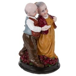 GAEM Фигурка декоративная "Бабушка с дедушкой", L9 W9 H14,5 см