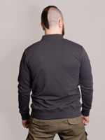 Свитшот-гимнастёрка Варгградъ мужской серый "1915" без начёса