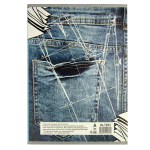Папка для черчения А4 20л., Alingar , без рамки, мелованный картон,190 г/м2, "Джинсовый стиль"