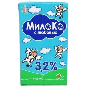 МОЛОКО 3.2% ТБА 1.95Л МИЛОКО