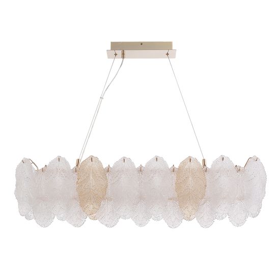 SL6135.233.01 Светильник подвесной ST-Luce золото/прозрачный, янтарный LED 1*24W 3000K LIGHTSOME