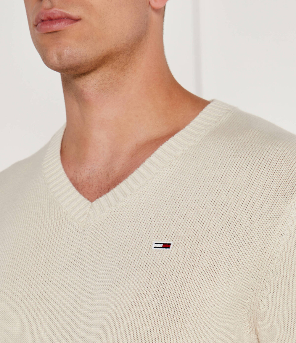 Свитер Essential Tommy Jeans - экрю(DM0DM19429)